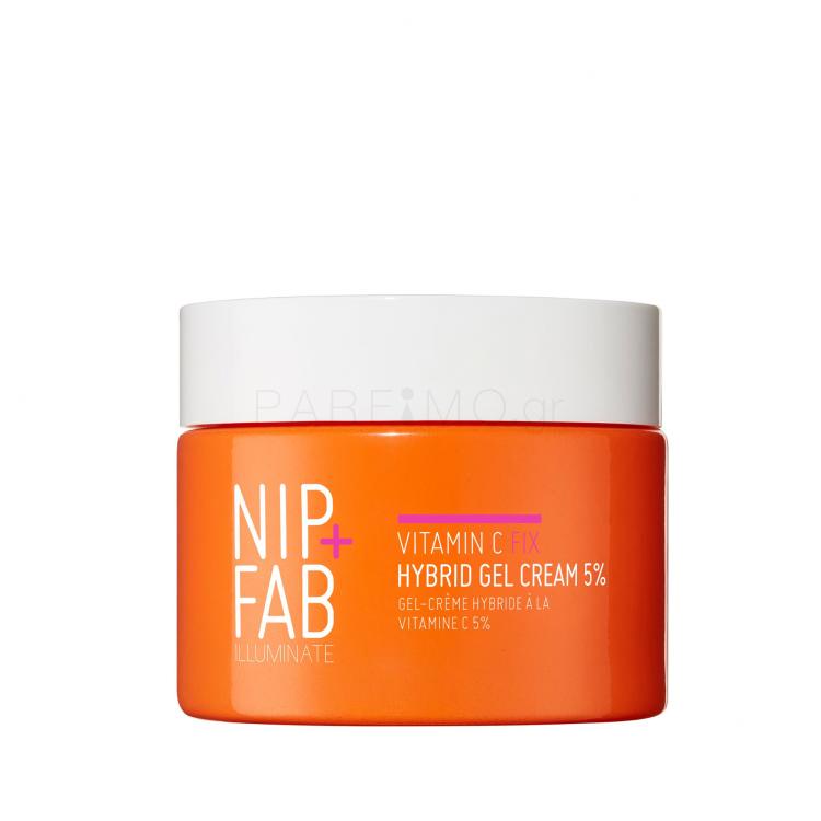 NIP+FAB Illuminate Vitamin C Fix Hybrid Gel Cream 5% Κρέμα προσώπου ημέρας για γυναίκες 50 ml