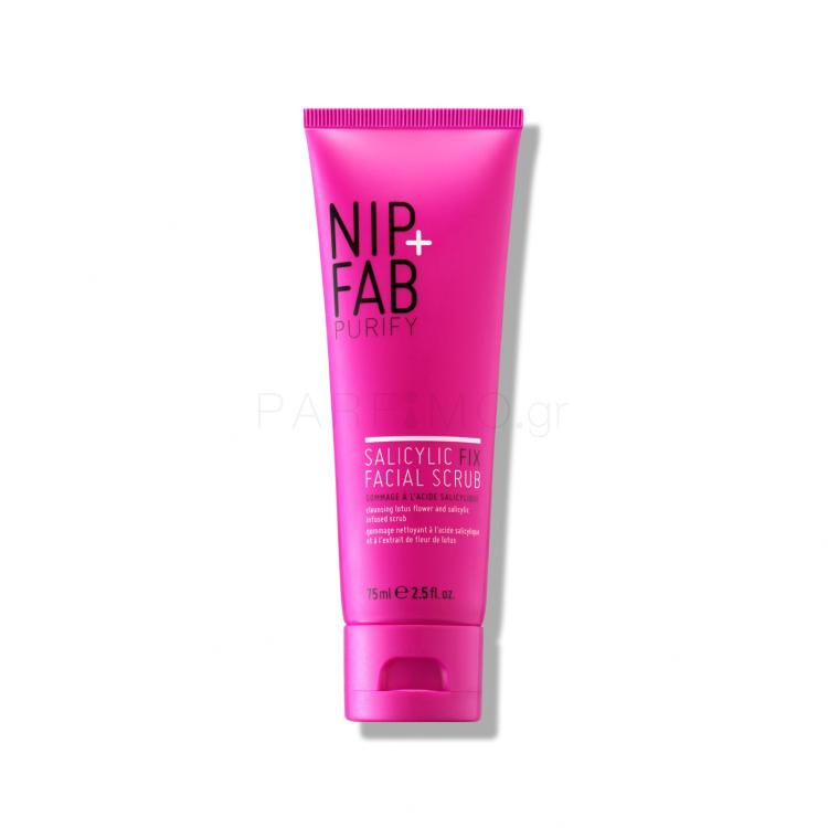 NIP+FAB Purify Salicylic Fix Facial Scrub Προϊόντα απολέπισης προσώπου για γυναίκες 75 ml