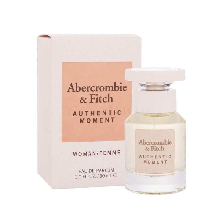 Abercrombie &amp; Fitch Authentic Moment Eau de Parfum για γυναίκες 30 ml ελλατωματική συσκευασία