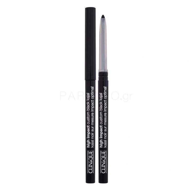 Clinique High Impact Custom Black Kajal Μολύβι για τα μάτια για γυναίκες 0,28 gr Απόχρωση 01 Blackened Black