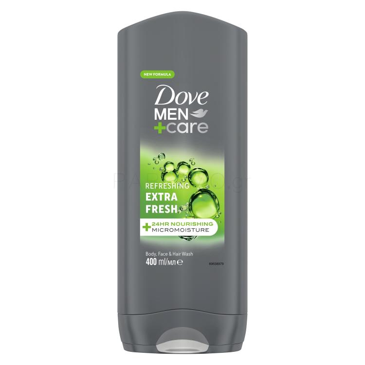 Dove Men + Care Extra Fresh Αφρόλουτρο για άνδρες 400 ml