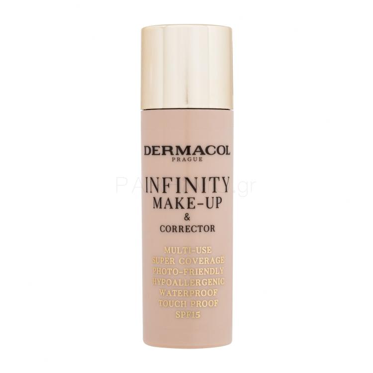 Dermacol Infinity Make-Up &amp; Corrector Make up για γυναίκες 20 gr Απόχρωση 03 Sand