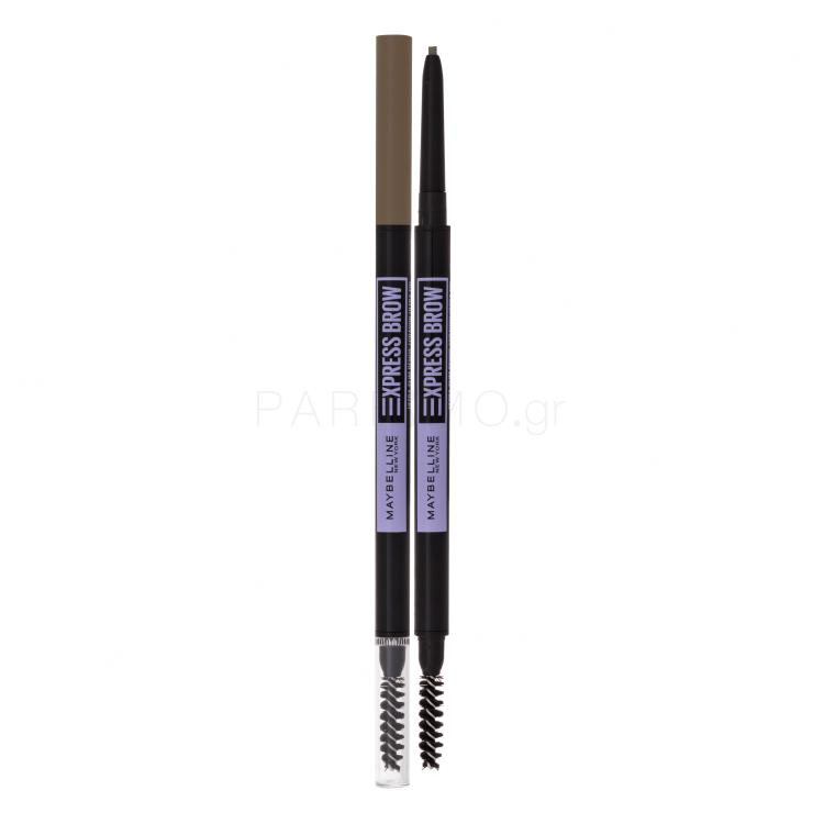 Maybelline Express Brow Ultra Slim Μολύβι για τα φρύδια για γυναίκες 9 gr Απόχρωση 4.5 Ash Brown