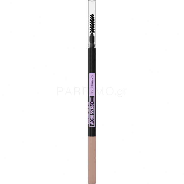 Maybelline Express Brow Ultra Slim Μολύβι για τα φρύδια για γυναίκες 9 gr Απόχρωση 1.5 Taupe