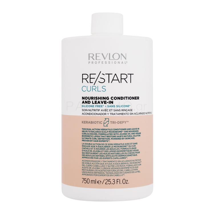 Revlon Professional Re/Start Curls Nourishing Conditioner and Leave-In Μαλακτικό μαλλιών για γυναίκες 750 ml