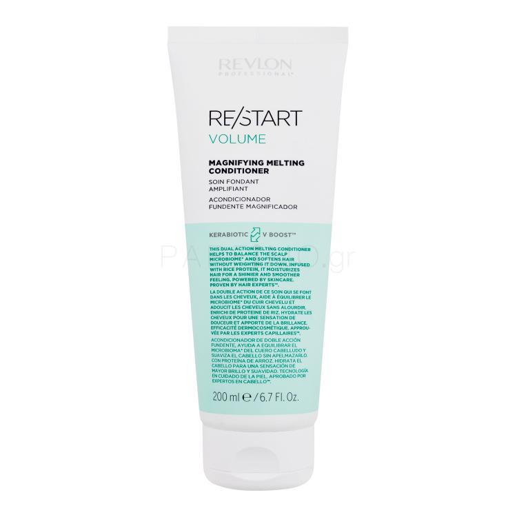 Revlon Professional Re/Start Volume Magnifying Melting Conditioner Μαλακτικό μαλλιών για γυναίκες 200 ml