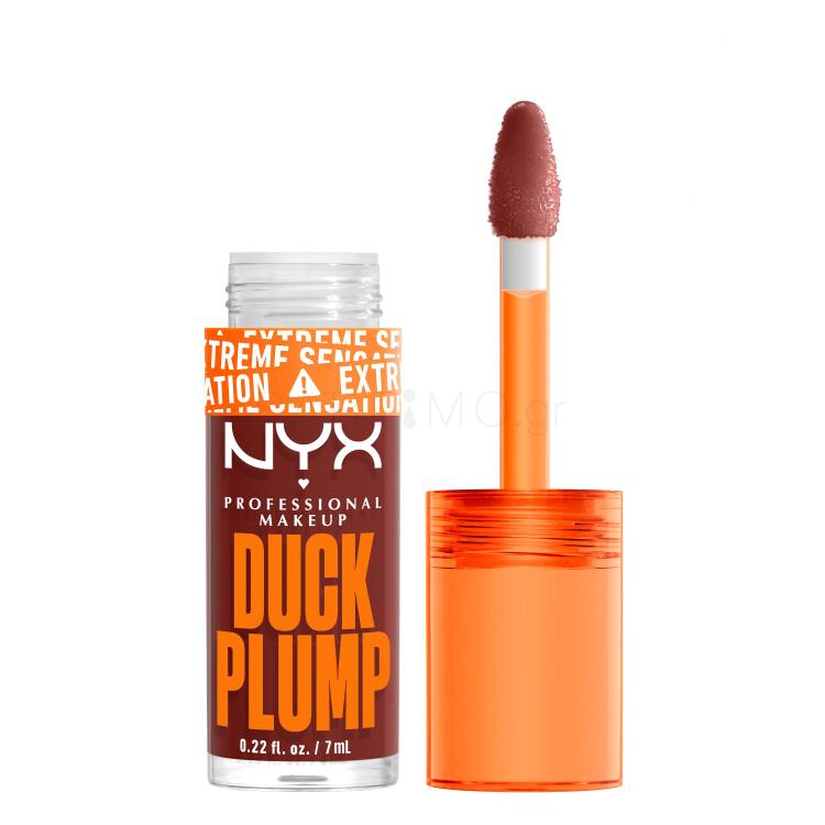 NYX Professional Makeup Duck Plump Lip Gloss για γυναίκες 7 ml Απόχρωση 16 Wine Not