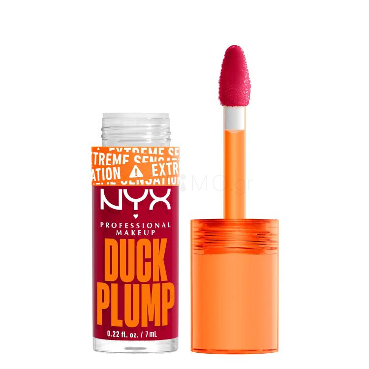 NYX Professional Makeup Duck Plump Lip Gloss για γυναίκες 7 ml Απόχρωση 14 Hall Of Flame