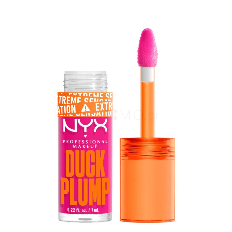 NYX Professional Makeup Duck Plump Lip Gloss για γυναίκες 7 ml Απόχρωση 12 Bubblegum Bae