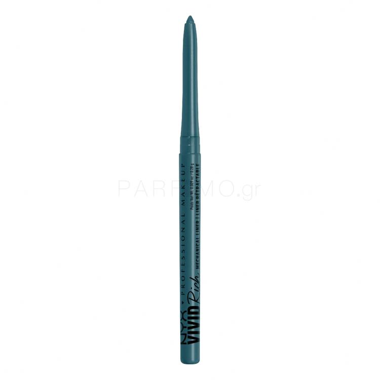 NYX Professional Makeup Vivid Rich Mechanical Liner Μολύβι για τα μάτια για γυναίκες 0,28 gr Απόχρωση 13 Aquamarine Dream