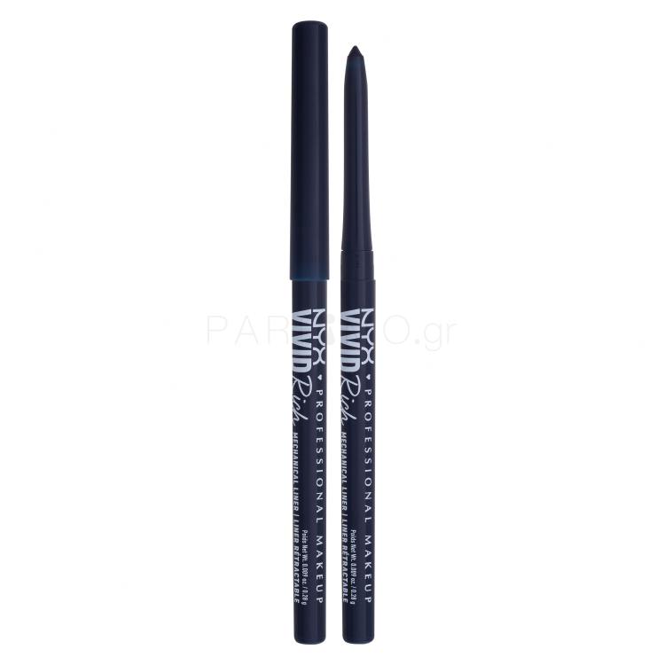 NYX Professional Makeup Vivid Rich Mechanical Liner Μολύβι για τα μάτια για γυναίκες 0,28 gr Απόχρωση 14 Saphire Bling