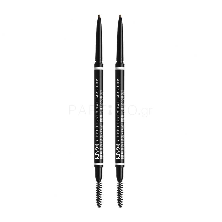 ΕΚΠΤΩΤΙΚΟ ΠΑΚΕΤΟ Μολύβι για τα φρύδια NYX Professional Makeup Micro Brow Pencil