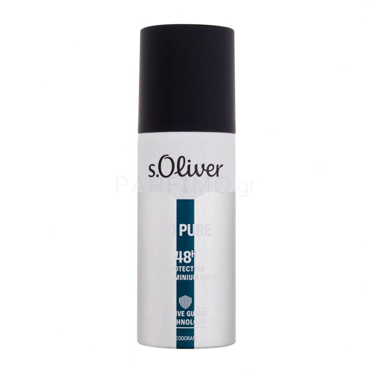 s.Oliver So Pure 48H Αποσμητικό για άνδρες 150 ml