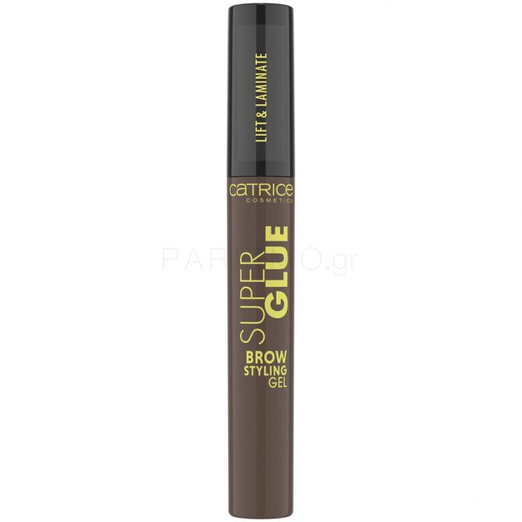 Catrice Super Glue Brow Styling Gel Τζέλ φρυδιών για γυναίκες 4 ml Απόχρωση 030 Deep Brown