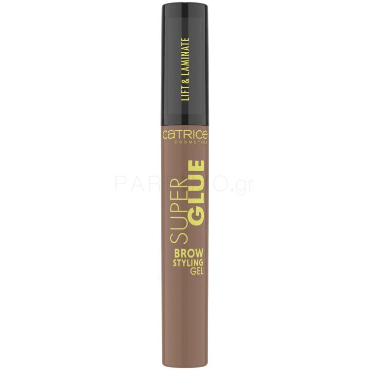 Catrice Super Glue Brow Styling Gel Τζέλ φρυδιών για γυναίκες 4 ml Απόχρωση 020 Light Brown