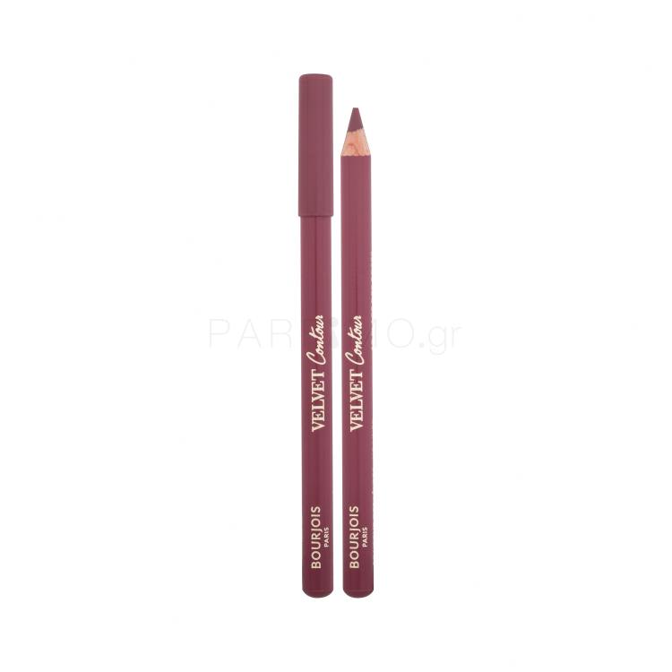 BOURJOIS Paris Velvet Contour Μολύβι για τα χείλη για γυναίκες 1,14 gr Απόχρωση 19 Place Des Roses