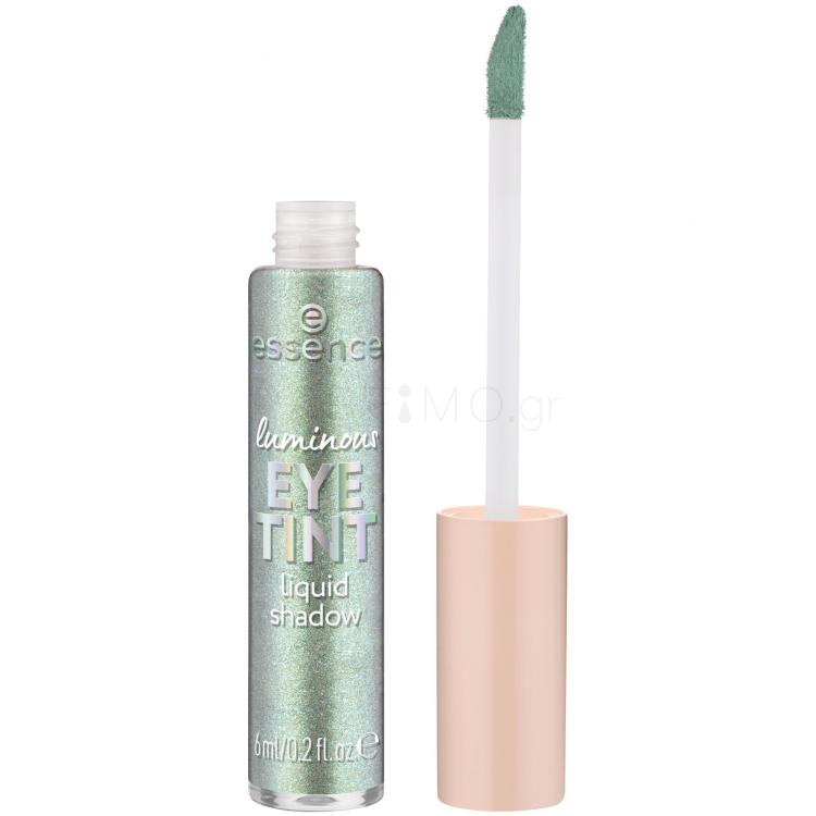 Essence Luminous Eye Tint Liquid Shadow Σκιές ματιών για γυναίκες 6 ml Απόχρωση 06 Sparkly Jade