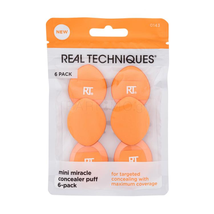 Real Techniques Mini Miracle Concealer Puff Σφουγγαράκι για make up για γυναίκες Σετ