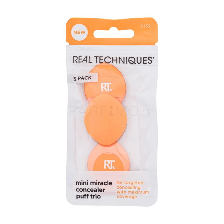 Real Techniques Mini Miracle Concealer Puff Σφουγγαράκι για make up για γυναίκες Σετ