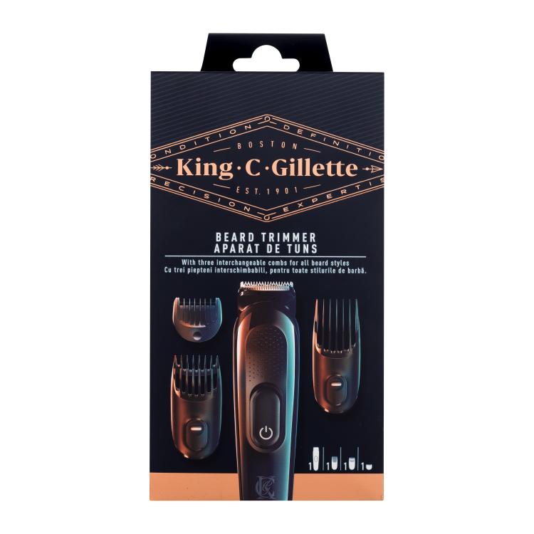 Gillette King C. Beard Trimmer Ξυριστική μηχανή για άνδρες 1 τεμ ελλατωματική συσκευασία