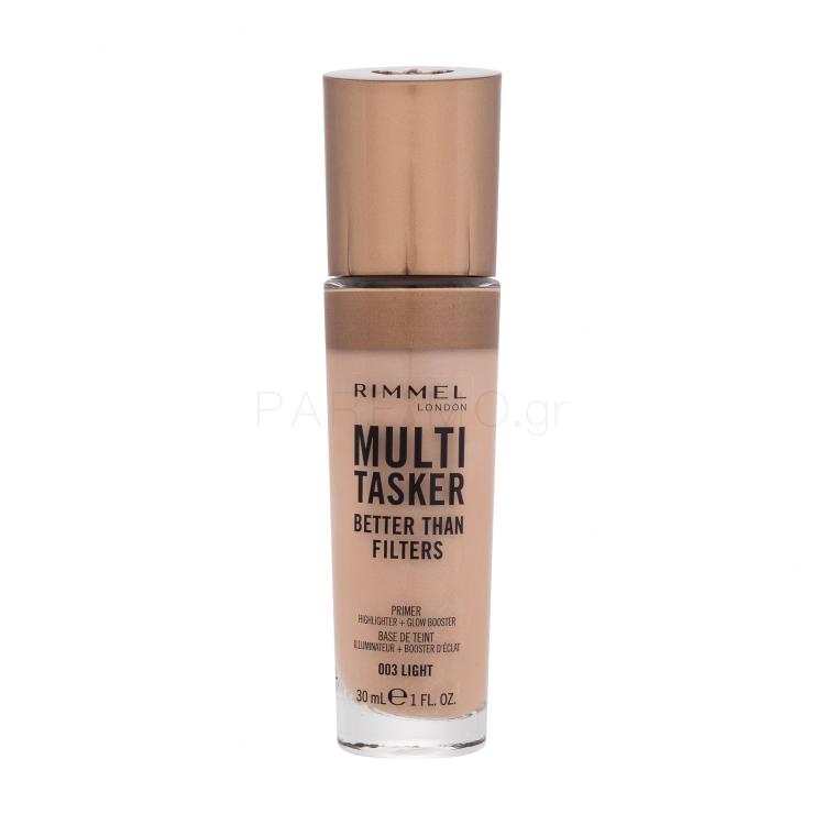 Rimmel London Multi Tasker Better Than Filters Βάση μακιγιαζ για γυναίκες 30 ml Απόχρωση 003 Light