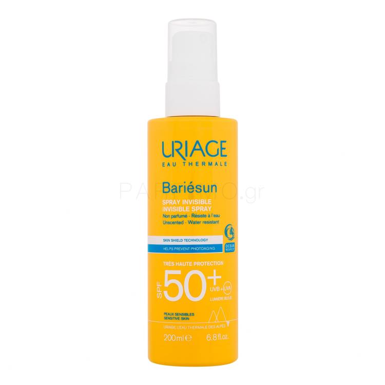 Uriage Bariésun Invisible Spray SPF50+ Αντιηλιακό προϊόν για το σώμα 200 ml