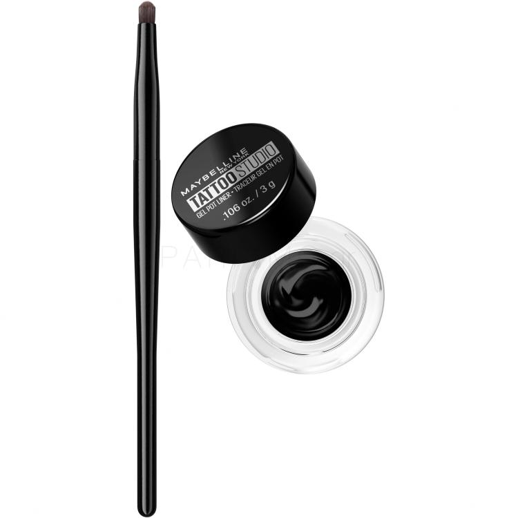 Maybelline Tattoo Liner Gel Pot Eyeliner για γυναίκες 3 gr Απόχρωση 950 Blackest Black