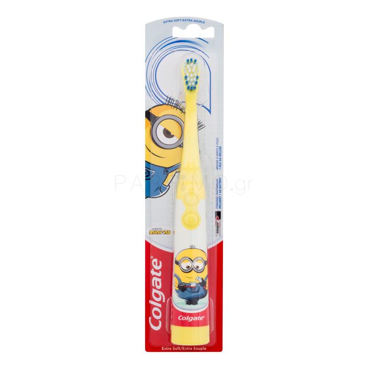 Colgate Kids Minions Battery Powered Toothbrush Extra Soft Υπερηχητική οδοντόβουρτσα για παιδιά 1 τεμ