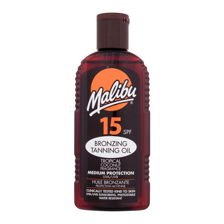 Malibu Bronzing Tanning Oil SPF15 Αντιηλιακό προϊόν για το σώμα για γυναίκες 200 ml