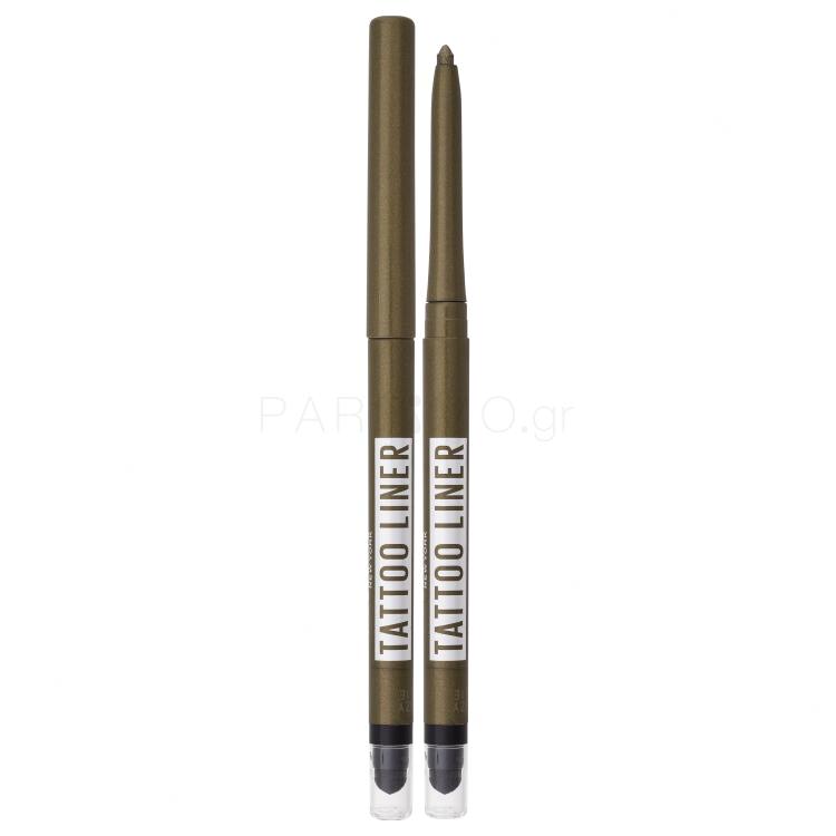 Maybelline Tattoo Liner Automatic Gel Pencil Μολύβι για τα μάτια για γυναίκες 0,73 gr Απόχρωση 060 Emerald Energy