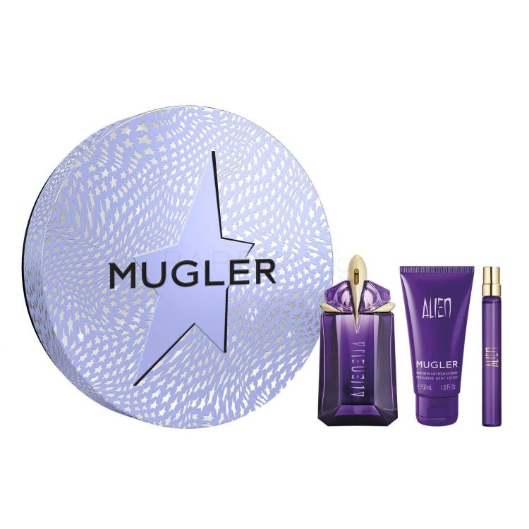 Mugler Alien Σετ δώρου EDP 60 ml + λοσιόν σώματος 50 ml + EDP 10 ml