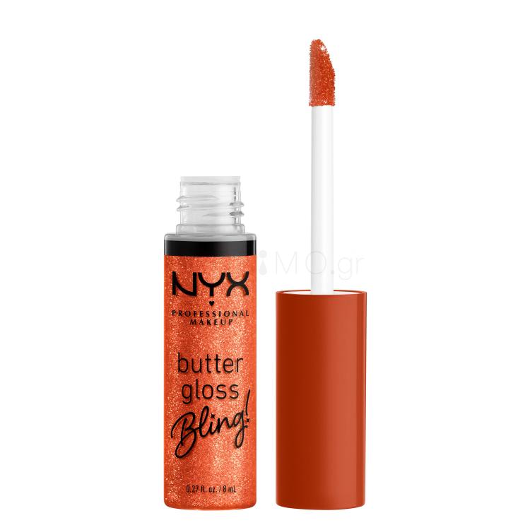 NYX Professional Makeup Butter Gloss Bling Lip Gloss για γυναίκες 8 ml Απόχρωση 06 Shimmer Down