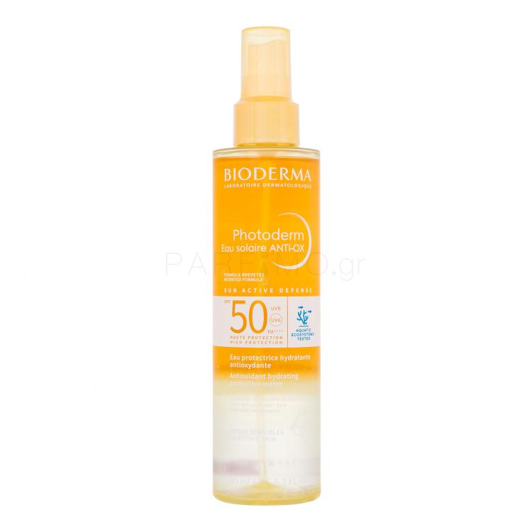 BIODERMA Photoderm Eau Solaire ANTI-OX SPF50 Αντιηλιακό προϊόν για το σώμα 200 ml