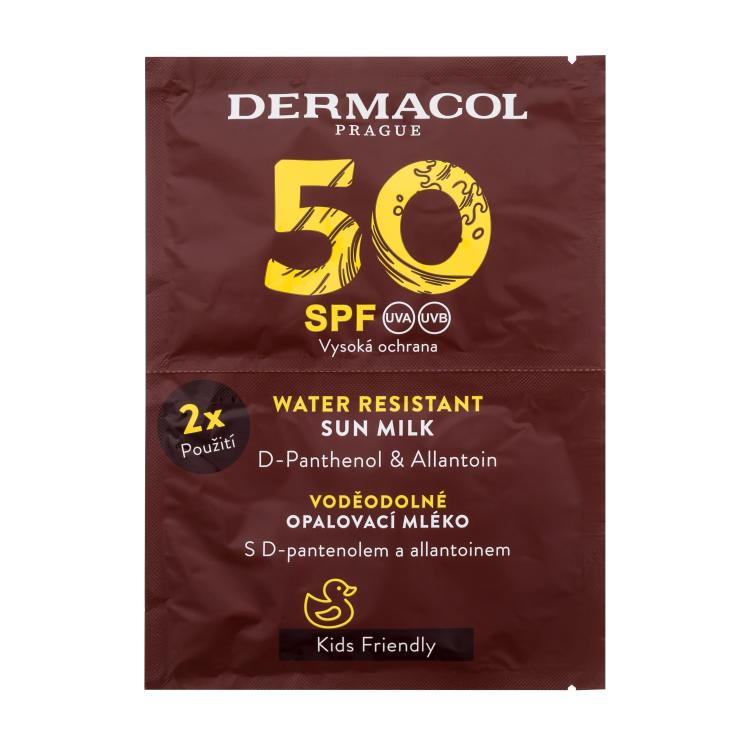 Dermacol Sun Milk SPF50 Αντιηλιακό προϊόν για το σώμα 2x15 ml