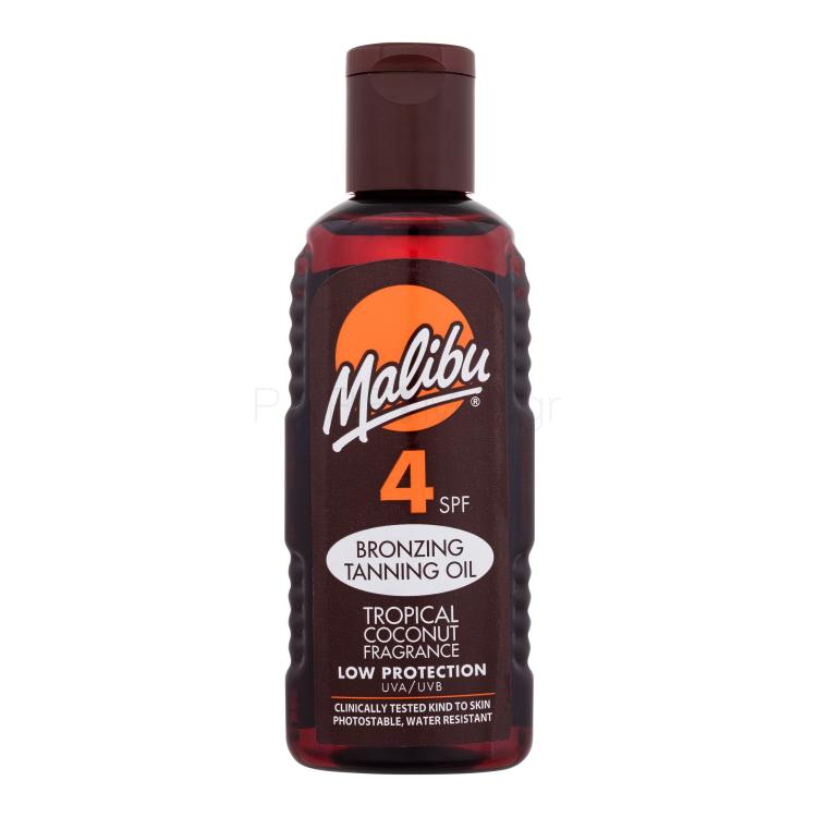 Malibu Bronzing Tanning Oil SPF4 Αντιηλιακό προϊόν για το σώμα για γυναίκες 100 ml