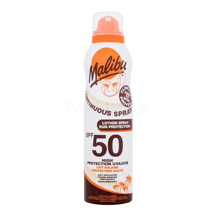 Malibu Lotion Spray Aerosol SPF50 Αντιηλιακό προϊόν για το σώμα 175 ml