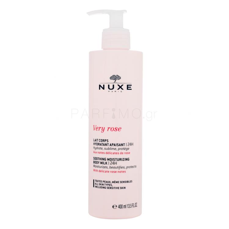 NUXE Very Rose Soothing Moisturizing Body Milk Λοσιόν σώματος για γυναίκες 400 ml