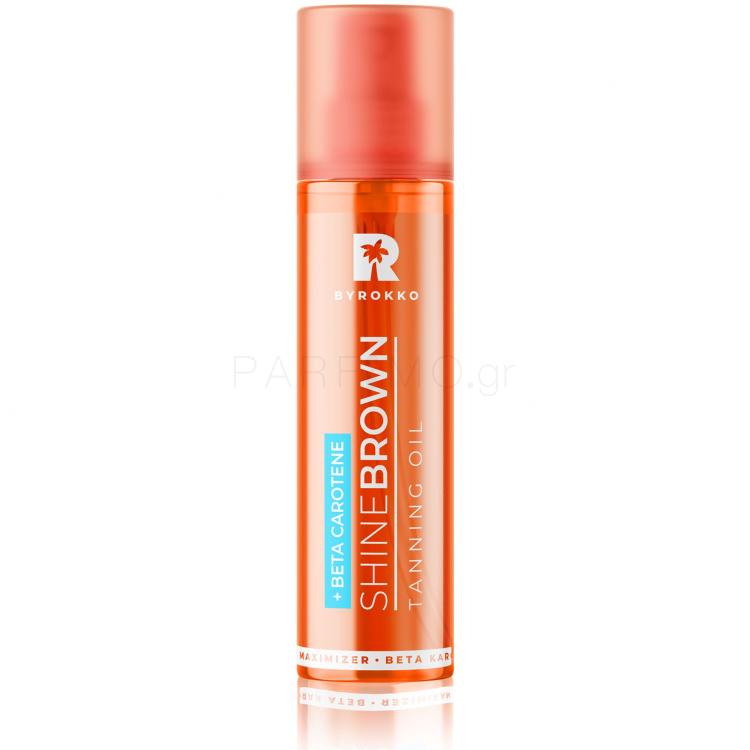 Byrokko Shine Brown Beta Carotene Tanning Maximiser Oil Αντιηλιακό προϊόν για το σώμα για γυναίκες 150 ml