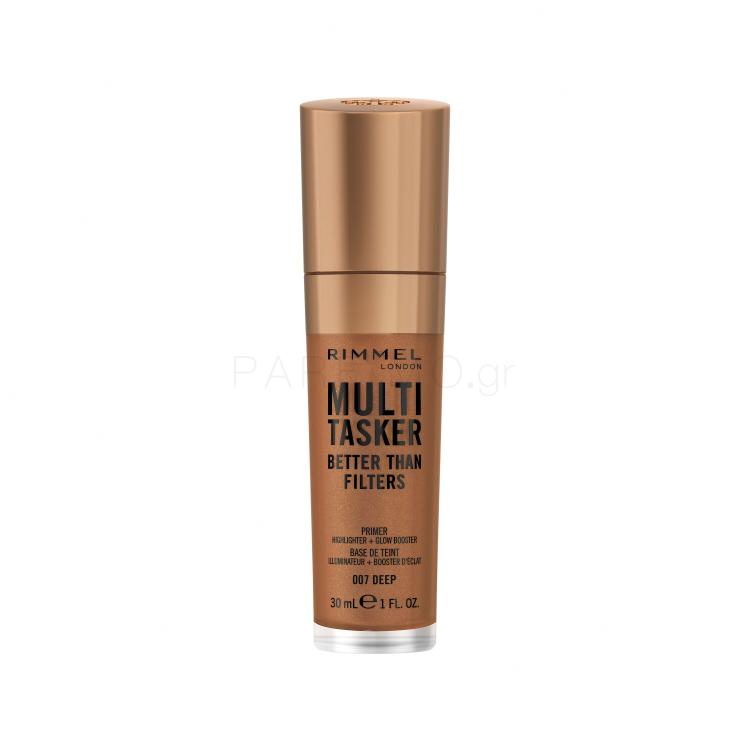 Rimmel London Multi Tasker Better Than Filters Βάση μακιγιαζ για γυναίκες 30 ml Απόχρωση 007 Deep