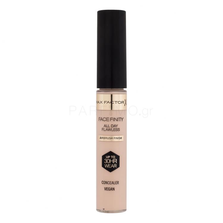 Max Factor Facefinity All Day Flawless Airbrush Finish Concealer 30H Concealer για γυναίκες 7,8 ml Απόχρωση 010