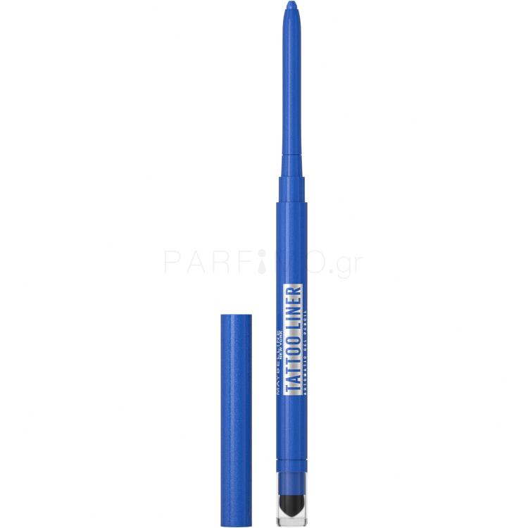 Maybelline Tattoo Liner Automatic Gel Pencil Μολύβι για τα μάτια για γυναίκες 0,73 gr Απόχρωση 070 Sleepless Saphire