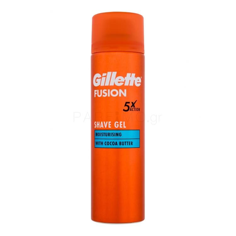 Gillette Fusion Moisturising Shave Gel Τζελ ξυρίσματος για άνδρες 200 ml