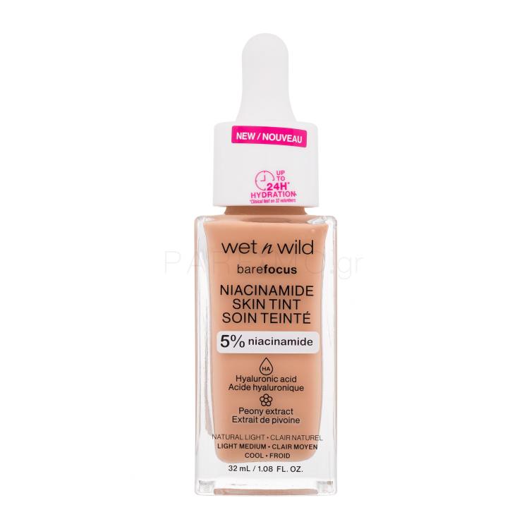 Wet n Wild Bare Focus Niacinamide Skin Tint Make up για γυναίκες 32 ml Απόχρωση Natural Light