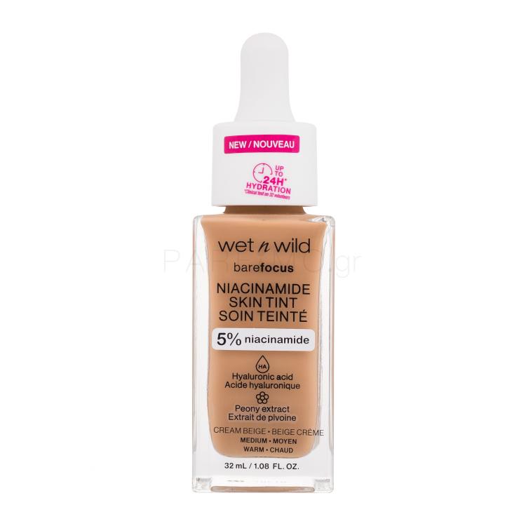 Wet n Wild Bare Focus Niacinamide Skin Tint Make up για γυναίκες 32 ml Απόχρωση Medium