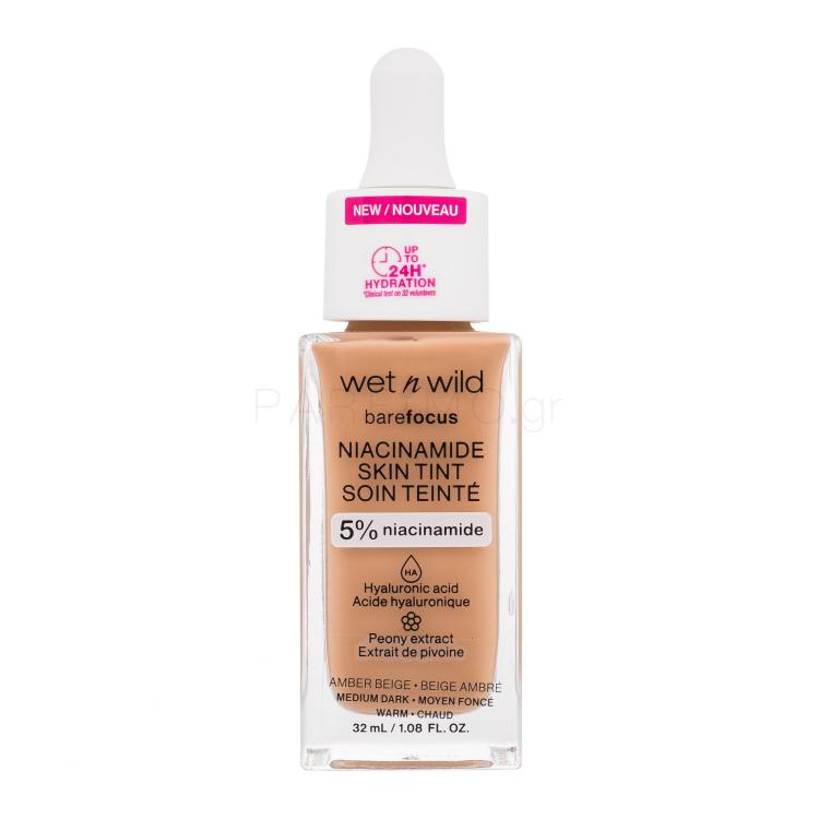 Wet n Wild Bare Focus Niacinamide Skin Tint Make up για γυναίκες 32 ml Απόχρωση Medium Dark