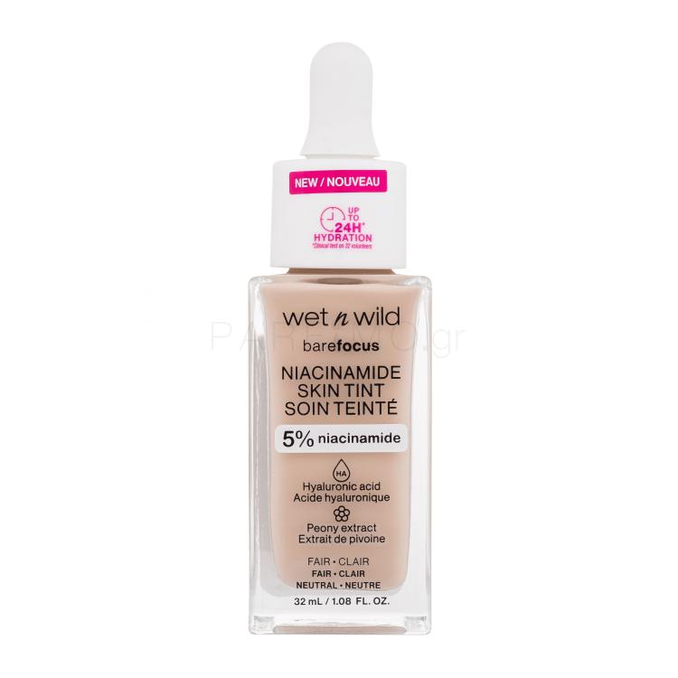 Wet n Wild Bare Focus Niacinamide Skin Tint Make up για γυναίκες 32 ml Απόχρωση Fair