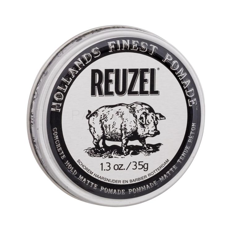 Reuzel Hollands Finest Pomade Concrete Hold Matte Κρέμα μαλλιών για άνδρες 35 gr