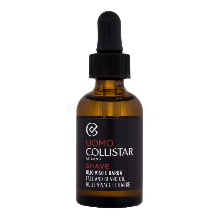 Collistar Uomo Face And Beard Oil Περιποιητικό λάδι για τα γένια για άνδρες 30 ml