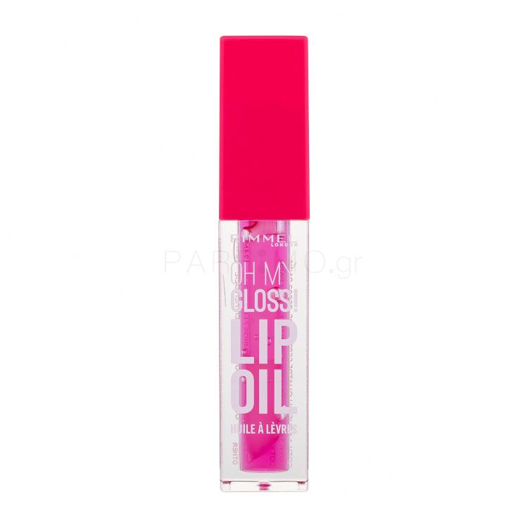 Rimmel London Oh My Gloss! Lip Oil Λάδι χειλιών για γυναίκες 4,5 ml Απόχρωση 003 Berry Pink