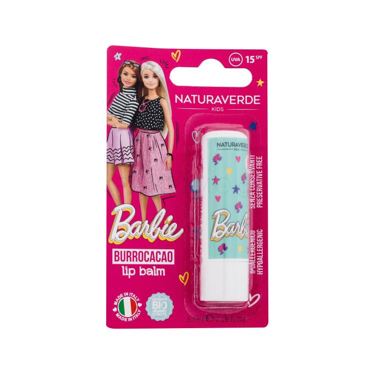 Naturaverde Barbie Lip Balm Βάλσαμο για τα χείλη για παιδιά 5,7 ml